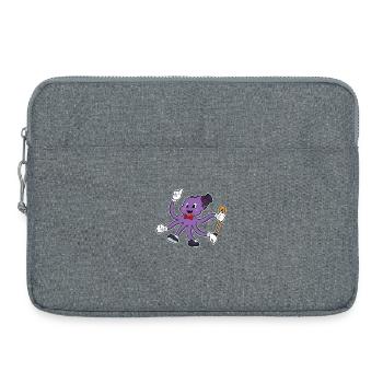 Chapeau de Magicien Pieuvre - Sacoche pour ordinateur portable 15 pouces - gris chiné - Devant