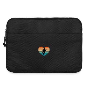 Ich liebe Gitarristen mit akustische Gitarre - Laptoptasche 15" - Schwarz - Vorne