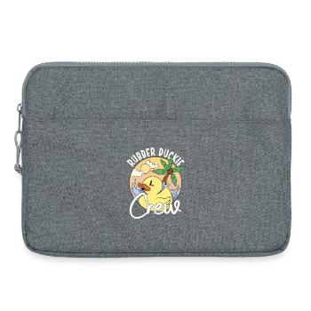 Canard en caoutchouc Équipage de canard en caoutchouc - Sacoche pour ordinateur portable 15 pouces - gris chiné - Devant