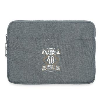 48. Geburtstag Lustig Geschenk - Laptoptasche 15" - Grau meliert - Vorne