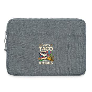 Faisons taco bout books amateurs de livres - Sacoche pour ordinateur portable 15 pouces - gris chiné - Devant