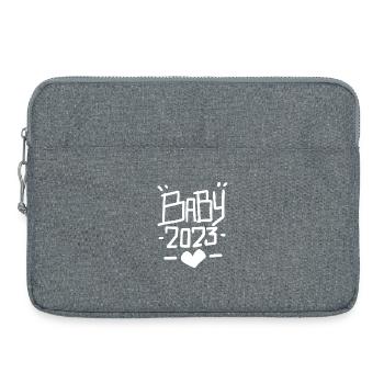 Bébé 2023 - Sacoche pour ordinateur portable 15 pouces - gris chiné - Devant