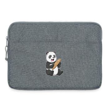 Panda Brot  - Laptoptasche 15" - Grau meliert - Vorne