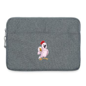 Parrot juice - Laptop bag 15" - heather grey - Front