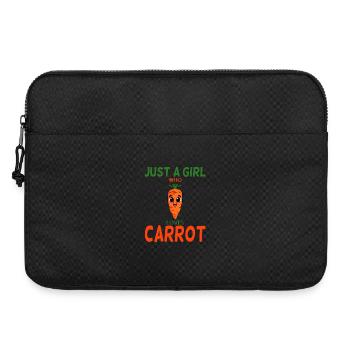 Vegan Carrot Carrot Carrot Carrots - Laptop bag 15" - black - Front
