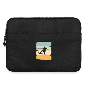 Wakeskaten Wakeskating Wakeskater Wakeboard - Laptoptasche 15" - Schwarz - Vorne