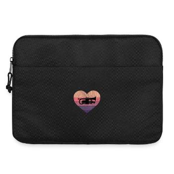 Bläser liebt Kornett und Flügelhorn - Laptoptasche 15" - Schwarz - Vorne