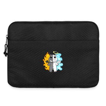 Hippopotamus - Angel and Devil - Laptop bag 15" - black - Front