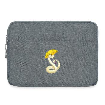 Schlange Regenschirm - Laptoptasche 15" - Grau meliert - Vorne