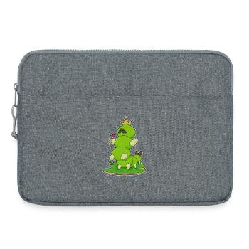 Couronne de chenille - Sacoche pour ordinateur portable 15 pouces - gris chiné - Devant