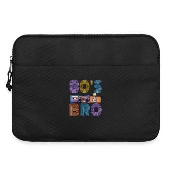 80's Bro Retro Vintage Mixtape Cassette Player Cam - Laptop bag 15" - black - Front