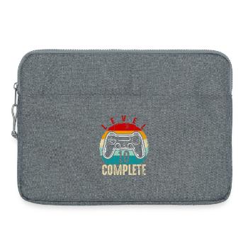 Retro Level 10 Complete Controller - Laptoptasche 15" - Grau meliert - Vorne