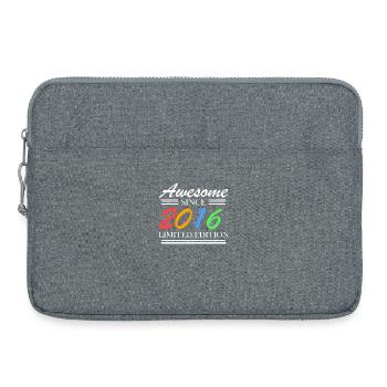 2016 - Fantastique depuis 2016 - Millésime 2016 - Sacoche pour ordinateur portable 15 pouces - gris chiné - Devant