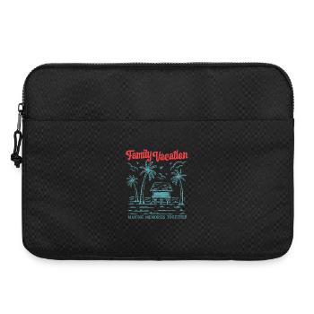 Vacances en famille Faire des souvenirs ensemble - Sacoche pour ordinateur portable 15 pouces - noir - Devant