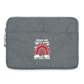 Gnome One combat seul le cancer de la tête et du cou - Sacoche pour ordinateur portable 15 pouces - gris chiné - Devant