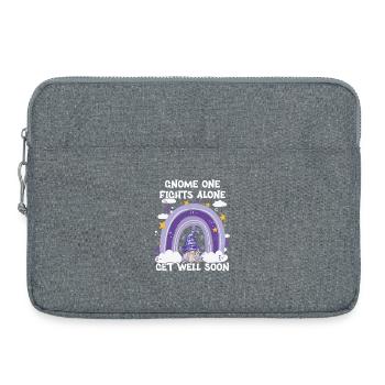 Gnome One combat seul le lymphome hodgkinien - Sacoche pour ordinateur portable 15 pouces - gris chiné - Devant