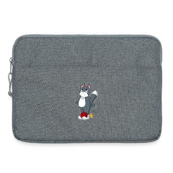 Boule de bowling pour chat - Sacoche pour ordinateur portable 15 pouces - gris chiné - Devant
