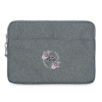 Team Braut - Laptoptasche 15" - Grau meliert - Vorne