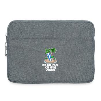 Urlaub - Laptoptasche 15" - Grau meliert - Vorne