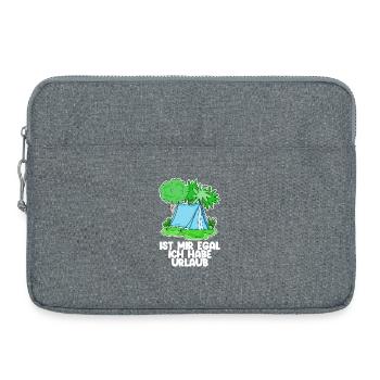 Urlaub - Laptoptasche 15" - Grau meliert - Vorne