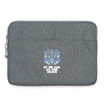 Urlaub - Laptoptasche 15" - Grau meliert - Vorne