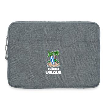 Urlaub - Laptoptasche 15" - Grau meliert - Vorne