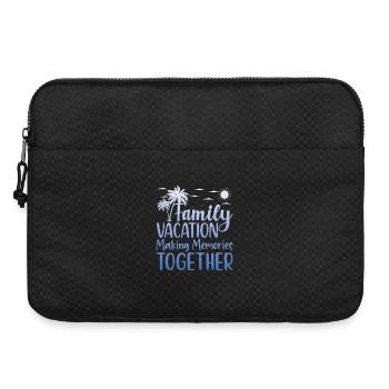Vacances en famille Créer des souvenirs ensemble - Sacoche pour ordinateur portable 15 pouces - noir - Devant