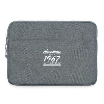 1967 - Jahrgang 1967 - Laptoptasche 15" - Grau meliert - Vorne