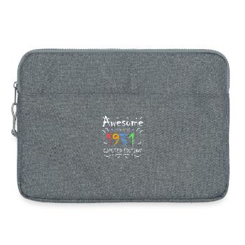 1931 - Born 1931 - Laptop bag 15" - heather grey - Front