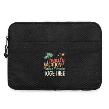 Vacances en famille Créer des souvenirs ensemble - Sacoche pour ordinateur portable 15 pouces - noir - Devant