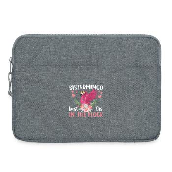 Best Sis In The Flock Sistermingo - Laptoptasche 15" - Grau meliert - Vorne