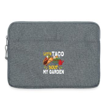 Let's Taco Bout Mein Garten Gartenarbeit - Laptoptasche 15" - Grau meliert - Vorne