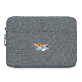 Elefant Pilot Pilotenmütze - Laptoptasche 15" - Grau meliert - Vorne