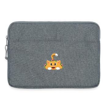 Cat Taco - Laptop bag 15" - heather grey - Front
