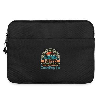 The legend is officially retired - Laptop bag 15" - black - Front
