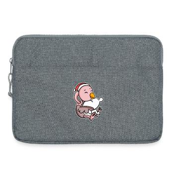 Bouquet Noël Sommeil Sommeil Sommeil - Sacoche pour ordinateur portable 15 pouces - gris chiné - Devant