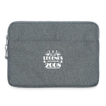 2008 - Born 2008 - Laptop bag 15" - heather grey - Front
