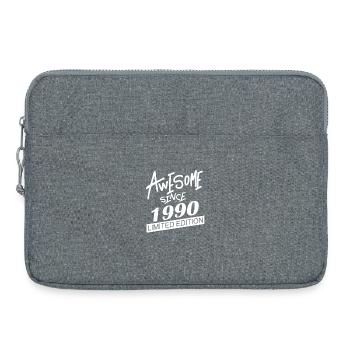 1990 - Born 1990 - Fantastic since 1990 - Laptop bag 15" - heather grey - Front