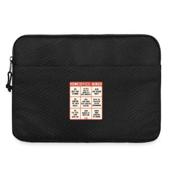 Homeoffice Bingo Büro Heimarbeit Home Office - Laptoptasche 15" - Schwarz - Vorne