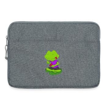 Frosch Poker Cartes de Poker - Sacoche pour ordinateur portable 15 pouces - gris chiné - Devant