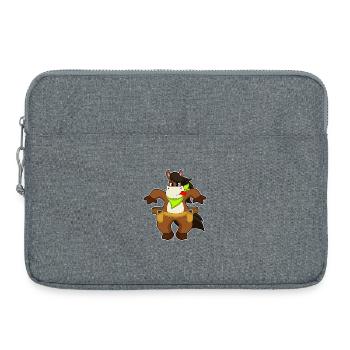 Cheval Cowboy Pistolet - Sacoche pour ordinateur portable 15 pouces - gris chiné - Devant