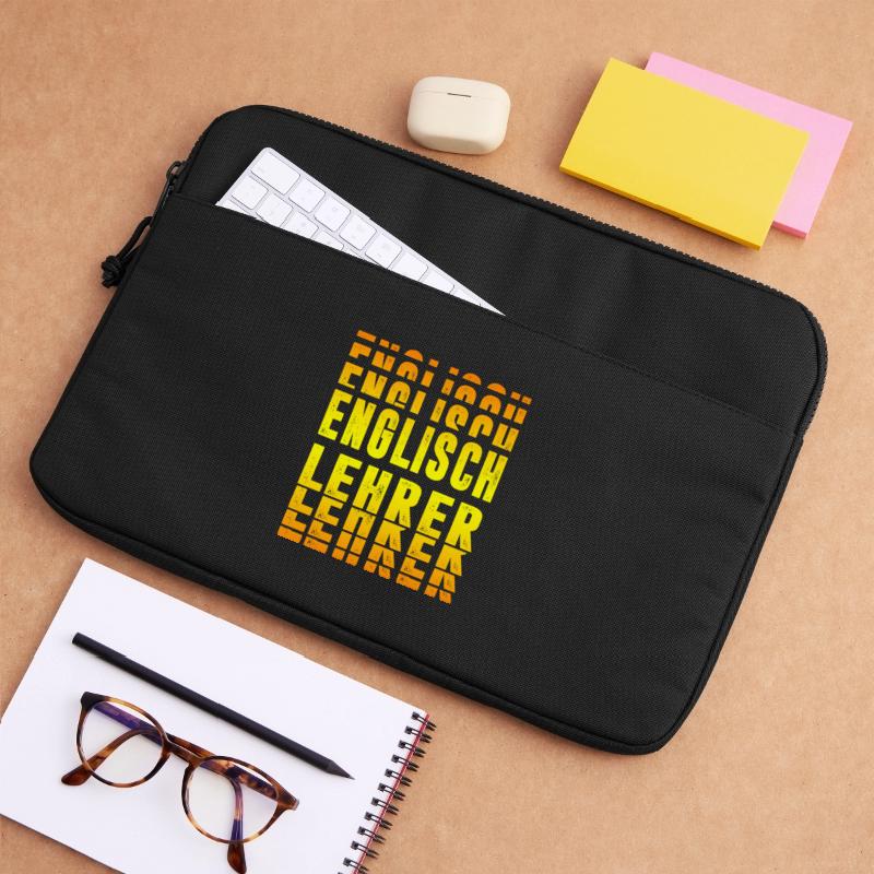 Conception de professeur d’anglais Sacoche pour ordinateur portable 15 pouces