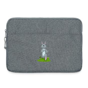 Coureur Bunny Jogger Sport - Sacoche pour ordinateur portable 15 pouces - gris chiné - Devant