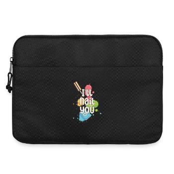 Ich Werde Dich Nageln Nagelkünstler Manikürist - Laptoptasche 15" - Schwarz - Vorne