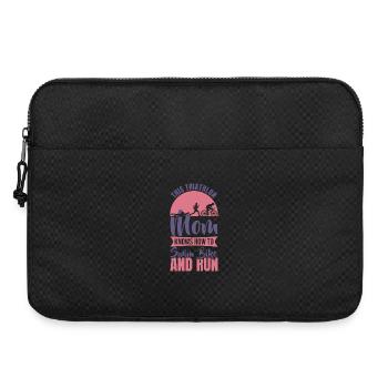 Triathlon Mama - Laptoptasche 15" - Schwarz - Vorne