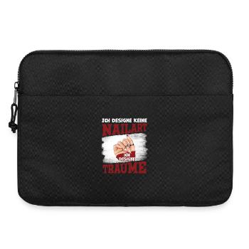 Ich designe keine Nailart Nageldesignerin - Laptoptasche 15" - Schwarz - Vorne