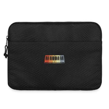 Touches de piano - Sacoche pour ordinateur portable 15 pouces - noir - Devant