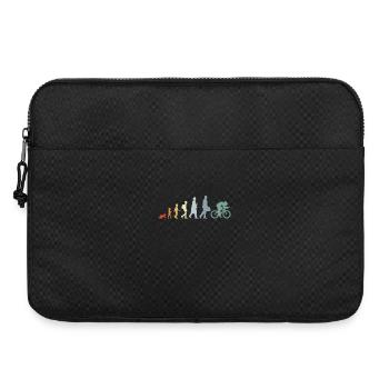 Radfahrer Lebenszyklus - Laptoptasche 15" - Schwarz - Vorne