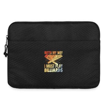 Billiard joke - Laptop bag 15" - black - Front