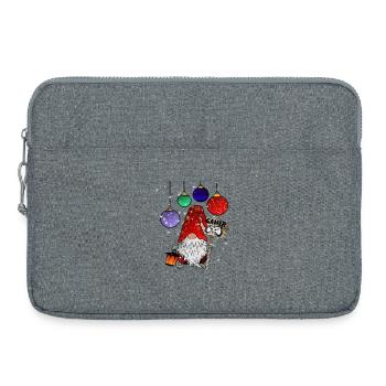 Gamer Elves Christmas Gnome - Laptop bag 15" - heather grey - Front